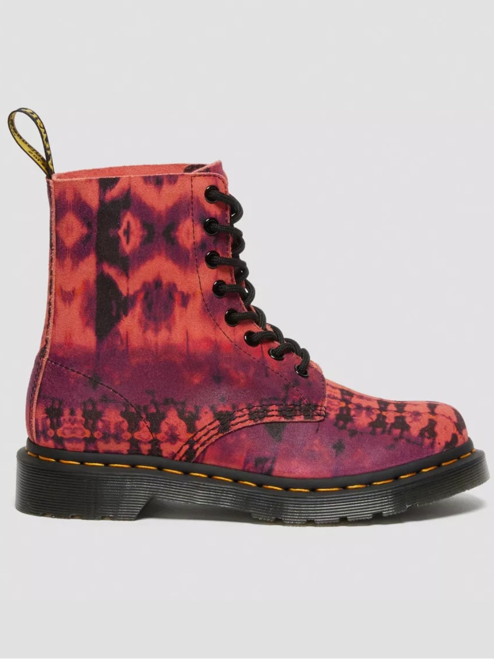 Dr. Martens 1460 Pascal Pink Tie Dye Suede Leather Women’s size 8 NEW!!!